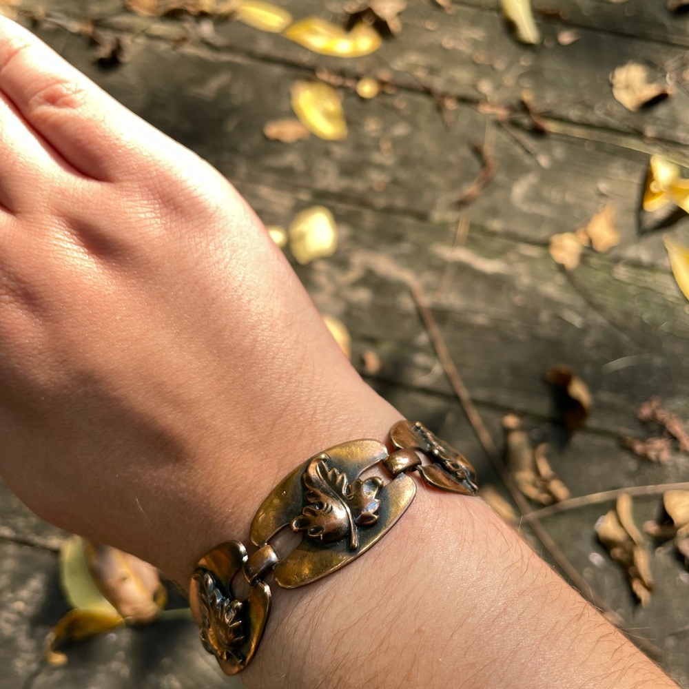Autumnal - Fall Copper Bracelets - image 8